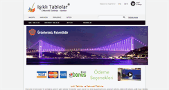 Desktop Screenshot of isiklitablolar.com